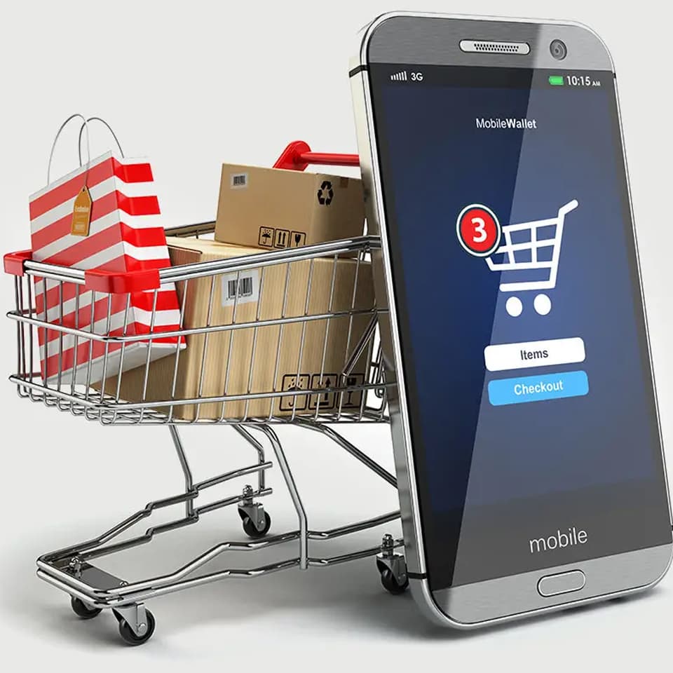 Mobile sales. Мобильный Ритейл. Электронная торговля. E-Commerce.